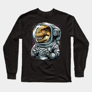 Dinosaur Astronaut Long Sleeve T-Shirt